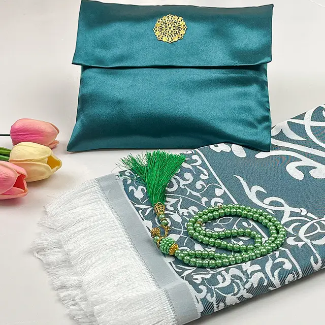 Satin Prayer Mat Set