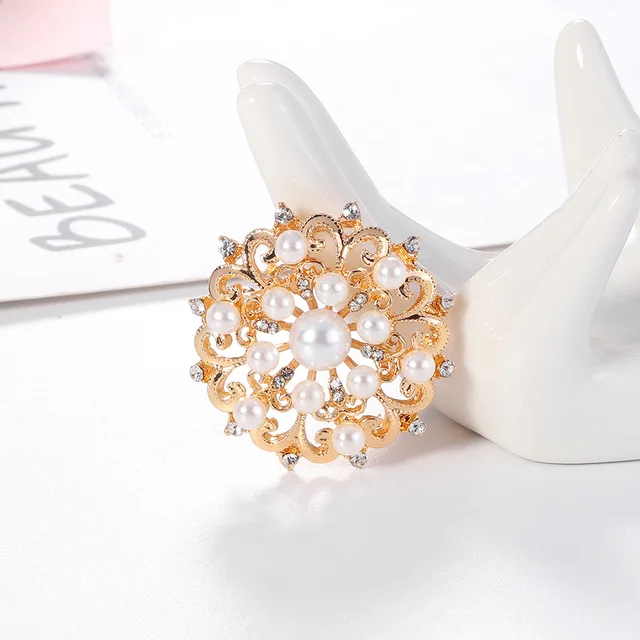 Pearl Hijab Brooch