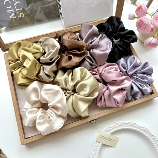 Satin Large Scrunchies