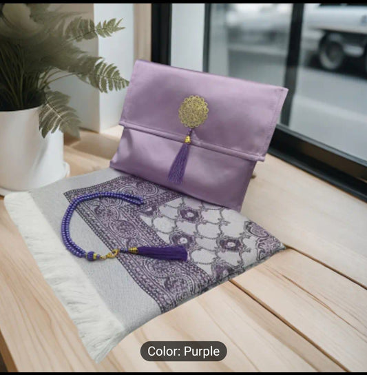 Satin Prayer Mat Set