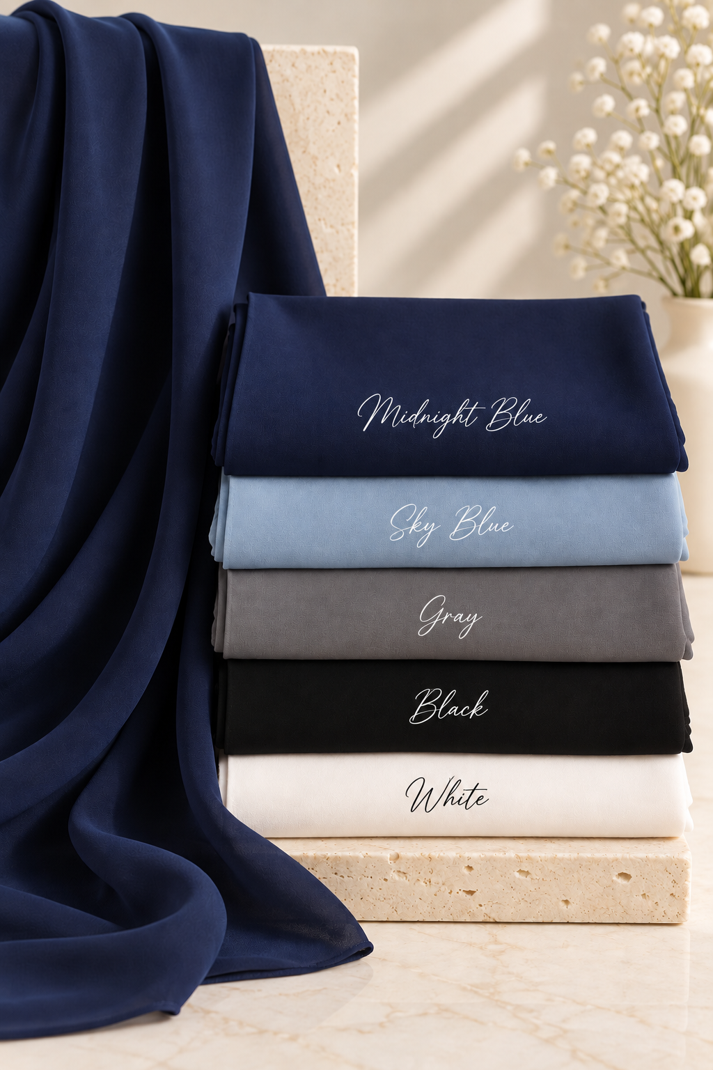 Georgette Chiffon Scarf