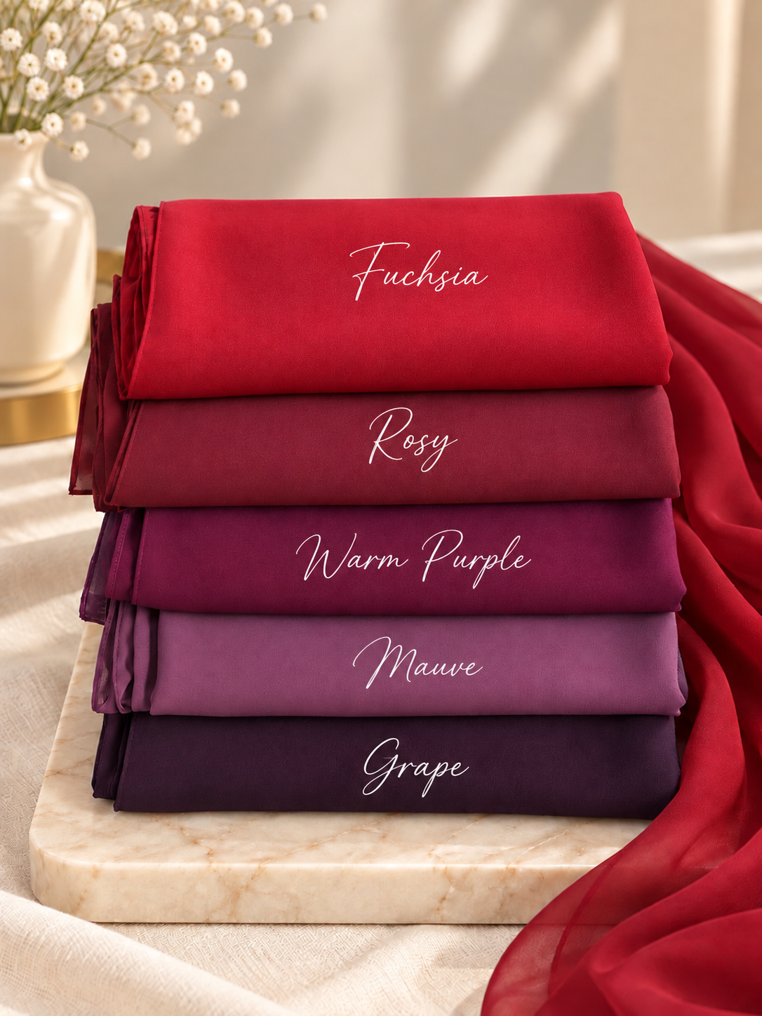 Georgette Chiffon Scarf