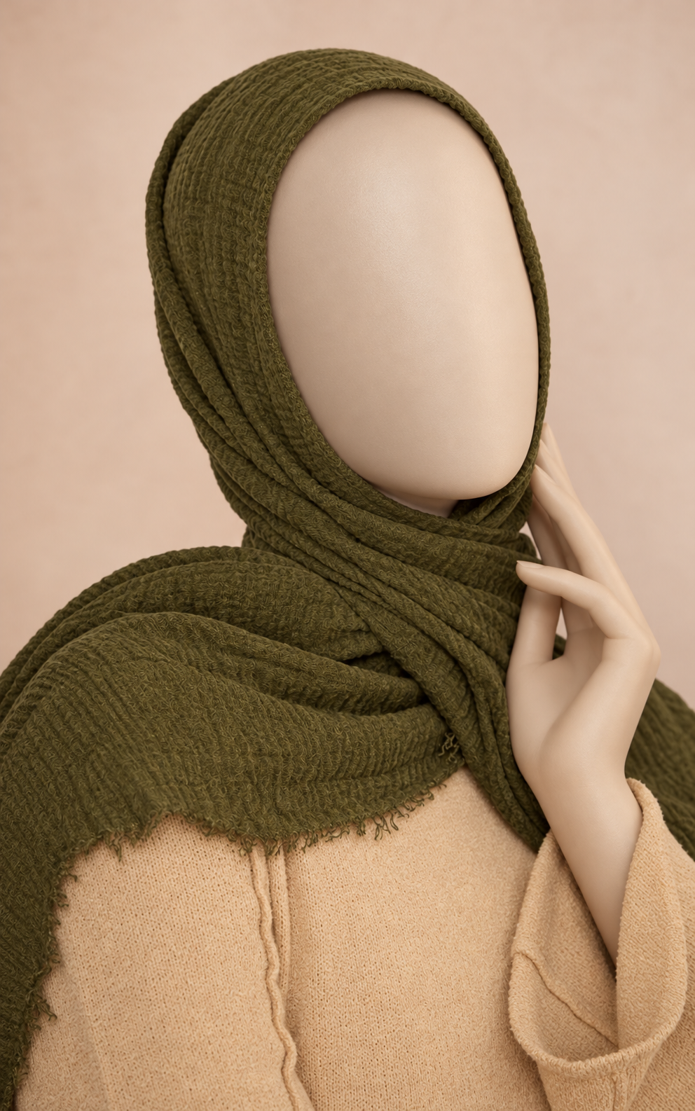 Crinkle Cotton Scarf
