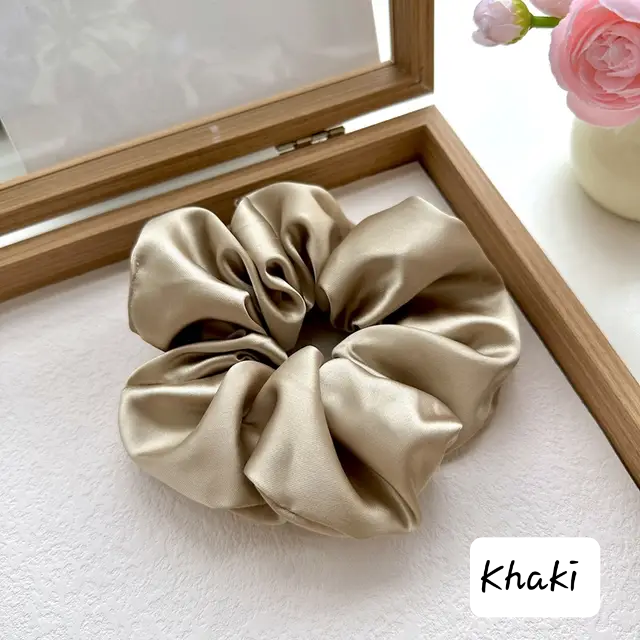 Satin Large Scrunchies