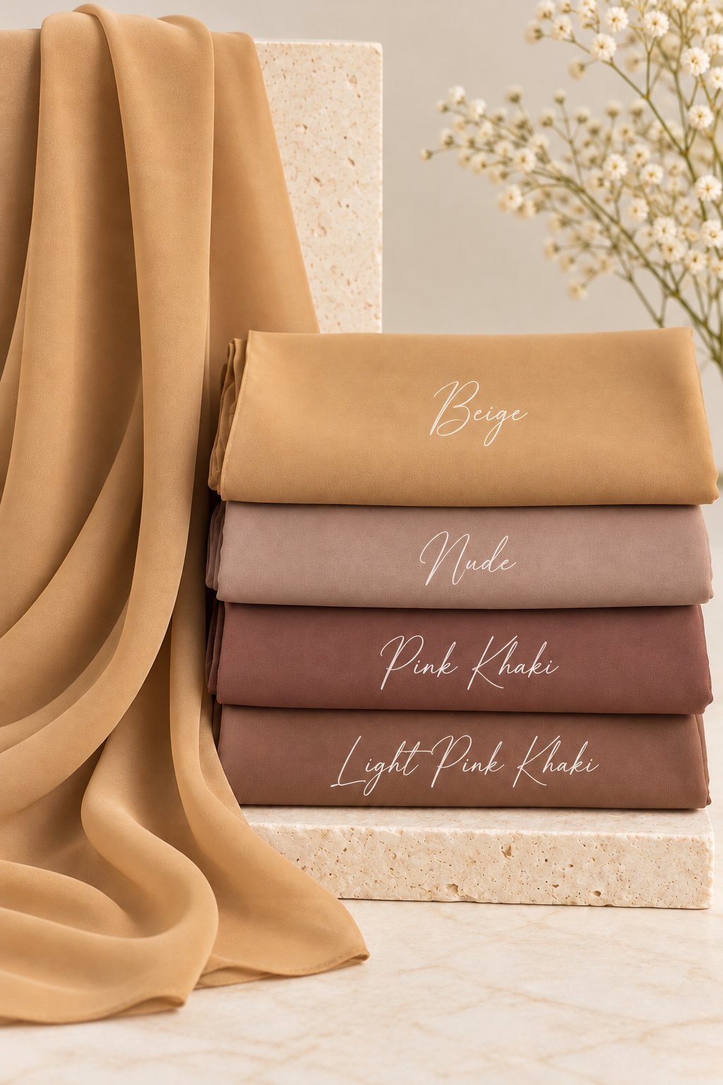 Georgette Chiffon Scarf